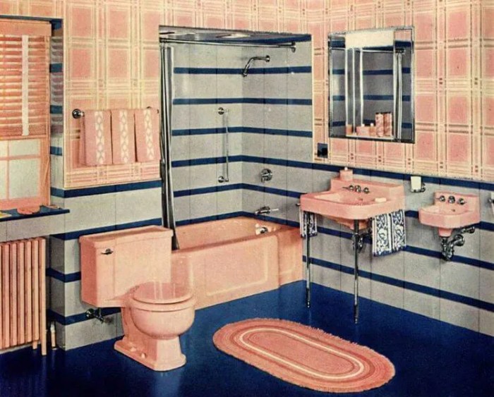 1940s bathrooms bathroom interior decor house decorating 1940 style retro pink jazz popular vintage 1942 high pastel fixtures 40s kitchens