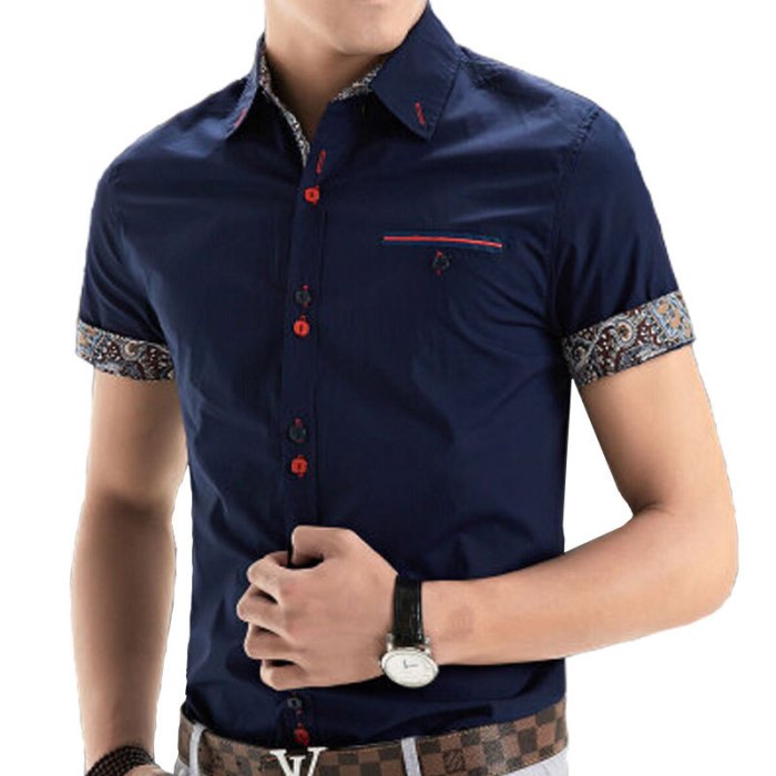 Mens dress short sleeve shirts