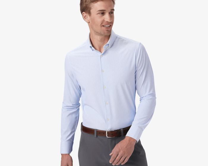  Concise title Athletic Fit Mens Dress Shirts for Active Men