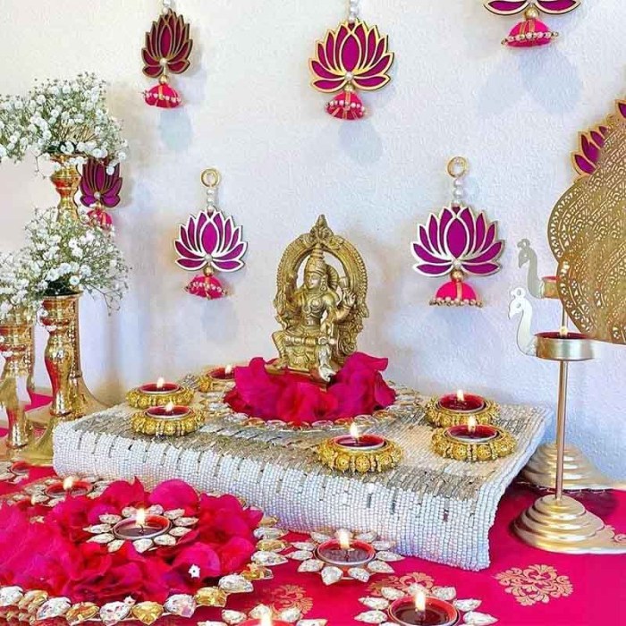 How to make rotating lotus decoration