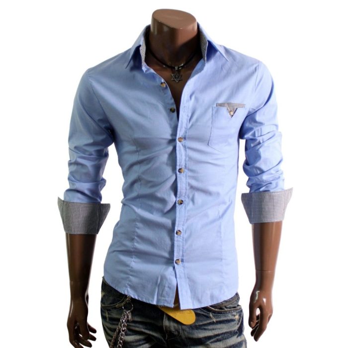 Casual dress shirt men