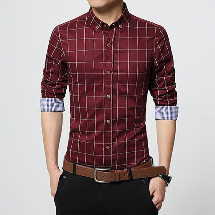 Casual dress shirt men