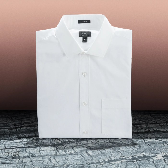 Men's white dress shirts