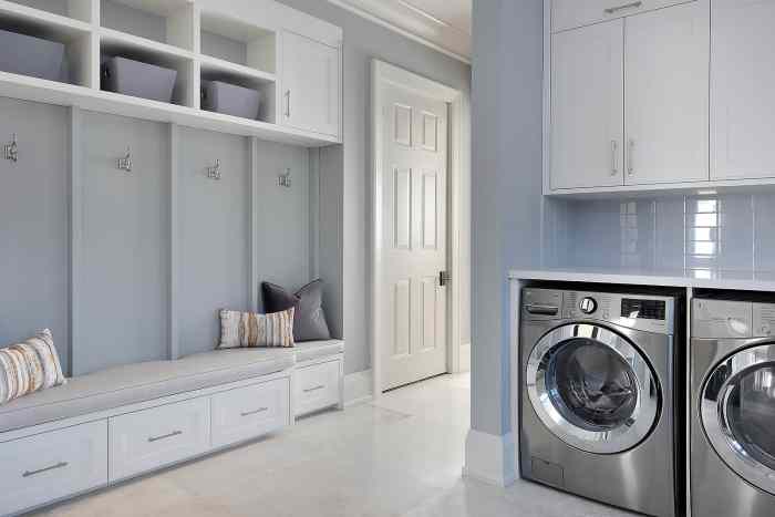 Desain interior laundry sepatu